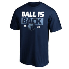 Memphis Grizzlies Ball Is Back T-Shirt Navy