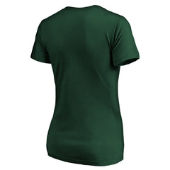 Milwaukee Bucks Women's Ball Is Back V-Neck T-Shirt Green