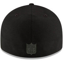 Kansas City Chiefs New Era Alternate Logo Black on Black Low Profile 59FIFTY II Fitted Hat - Black - NFL