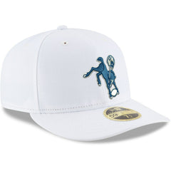 Indianapolis Colts New Era Omaha Low Profile 59FIFTY Fitted Hat - White - NFL
