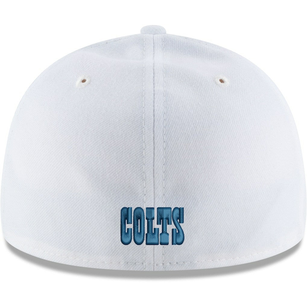 Indianapolis Colts New Era Omaha Low Profile 59FIFTY Fitted Hat - White - NFL