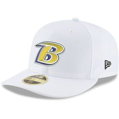 Baltimore Ravens New Era Omaha Low Profile 59FIFTY Fitted Hat - White - NFL
