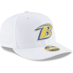 Baltimore Ravens New Era Omaha Low Profile 59FIFTY Fitted Hat - White - NFL
