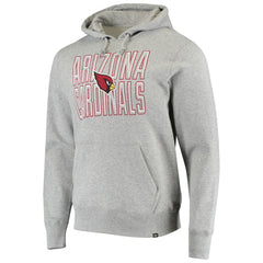 Arizona Cardinals '47 Bevel Pullover Hoodie - Heathered Gray - 47 brand