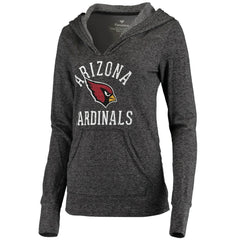 Arizona Cardinals Women's Doubleface Slub Pullover Hoodie - Black - Fanatics