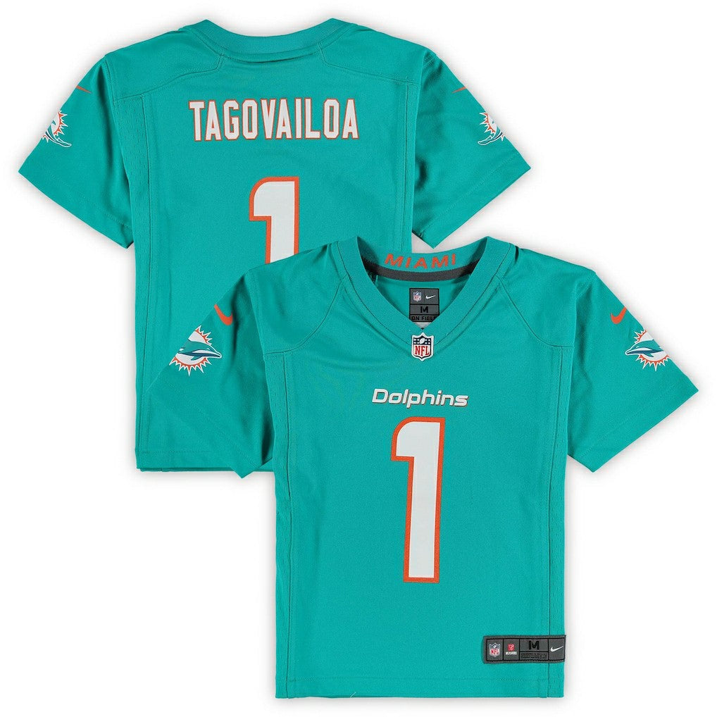 Tua Tagovailoa Miami Dolphins Preschool Game Jersey - Aqua - Nike