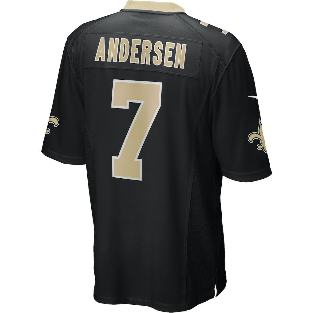 Morten Andersen New Orleans Saints Game Retired Player Jersey - Black - Nike