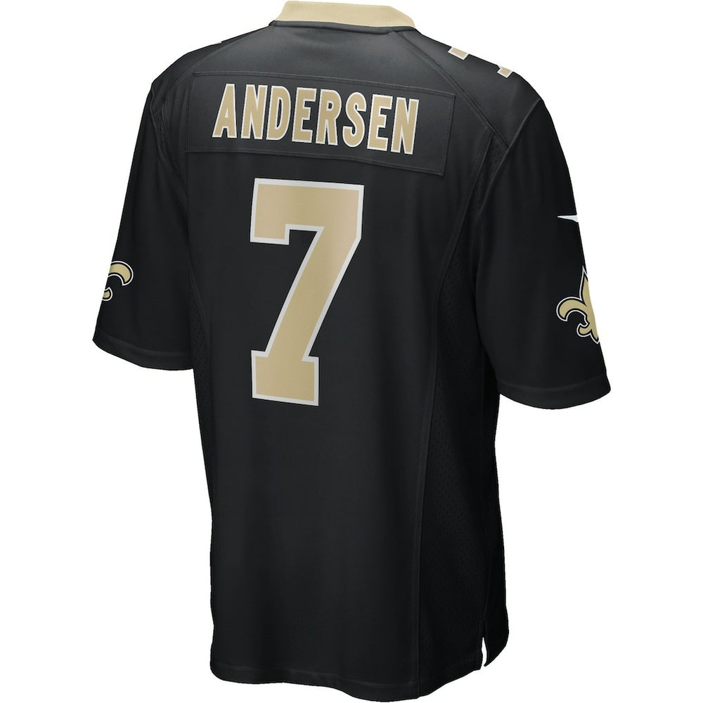 Morten Andersen New Orleans Saints Game Retired Player Jersey - Black - Nike