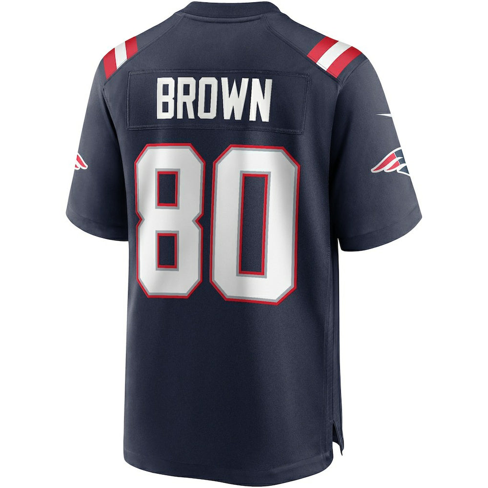 Troy Brown New England Patriots Game Retired Player Jersey - Navy - Nike