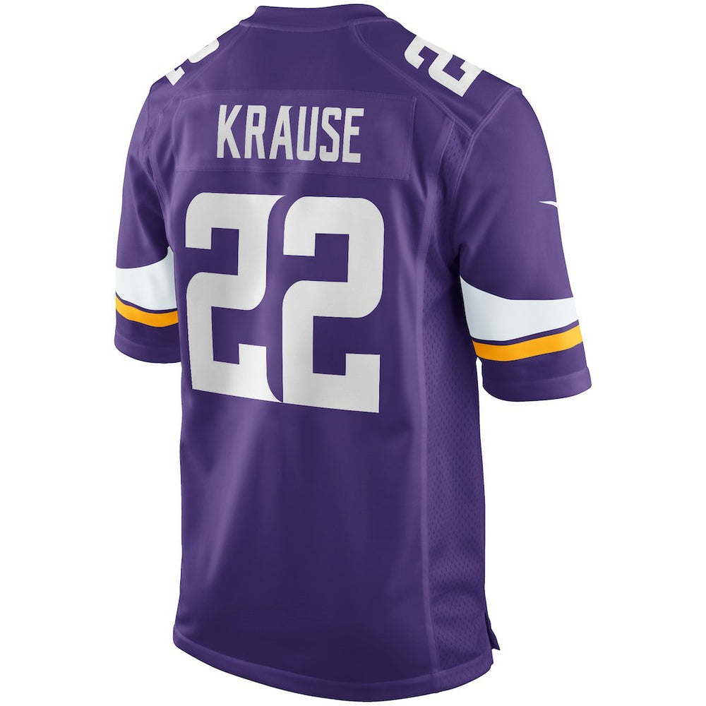 Paul Krause Minnesota Vikings Game Retired Player Jersey - Purple - Nike