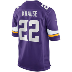 Paul Krause Minnesota Vikings Game Retired Player Jersey - Purple - Nike