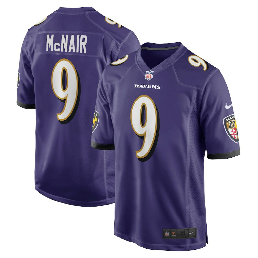 Steve McNair Baltimore Ravens Game Retired Player Jersey - Purple - Nike