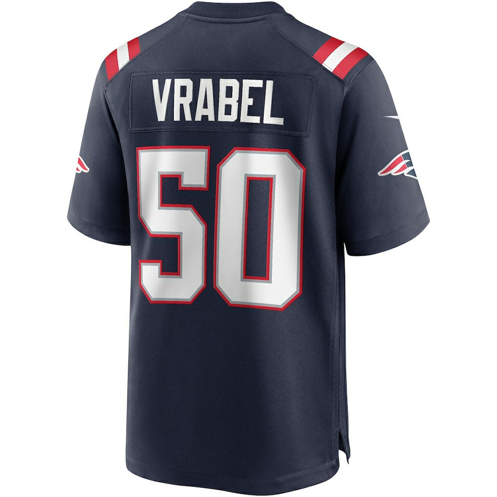 Mike Vrabel New England Patriots Game Retired Player Jersey - Navy - Nike