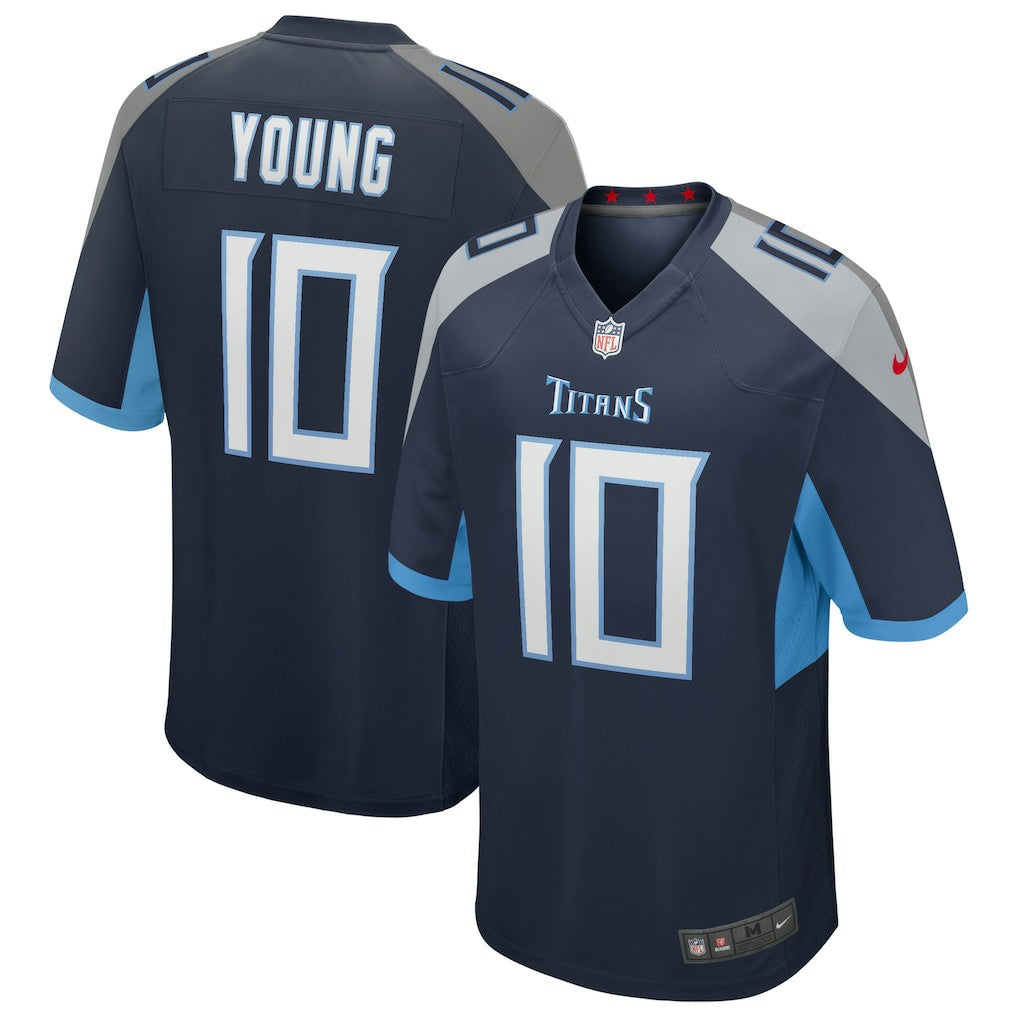 Vince Young Tennessee Titans Game Retired Player Jersey - Navy - Nike