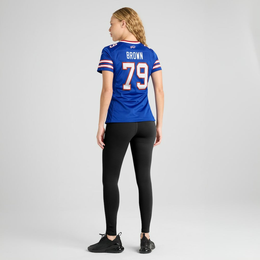 Ruben Brown Buffalo Bills Women's Game Retired Player Jersey - Royal - Nike