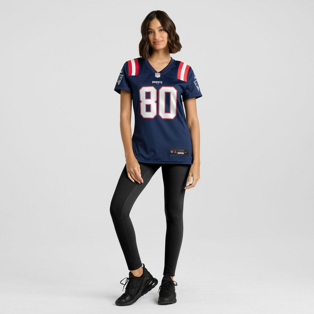 Troy Brown New England Patriots Women's Game Retired Player Jersey - Navy - Nike