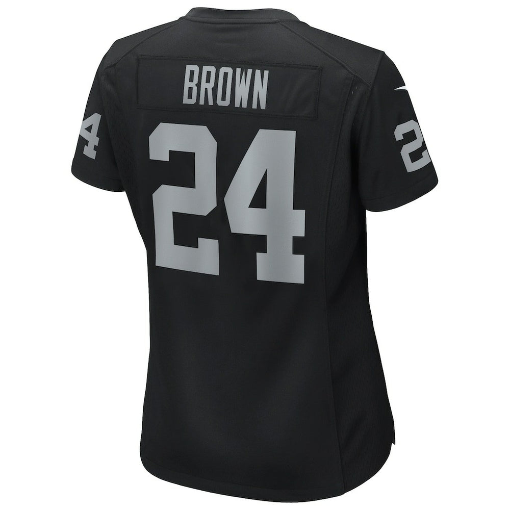 Willie Brown Las Vegas Raiders Women's Game Retired Player Jersey - Black - Nike