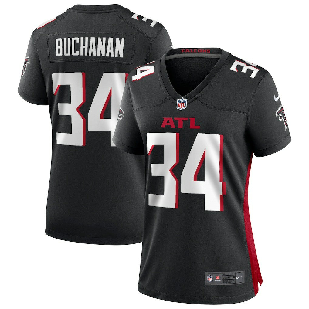 Ray Buchanan Atlanta Falcons Women's Game Retired Player Jersey - Black - Nike