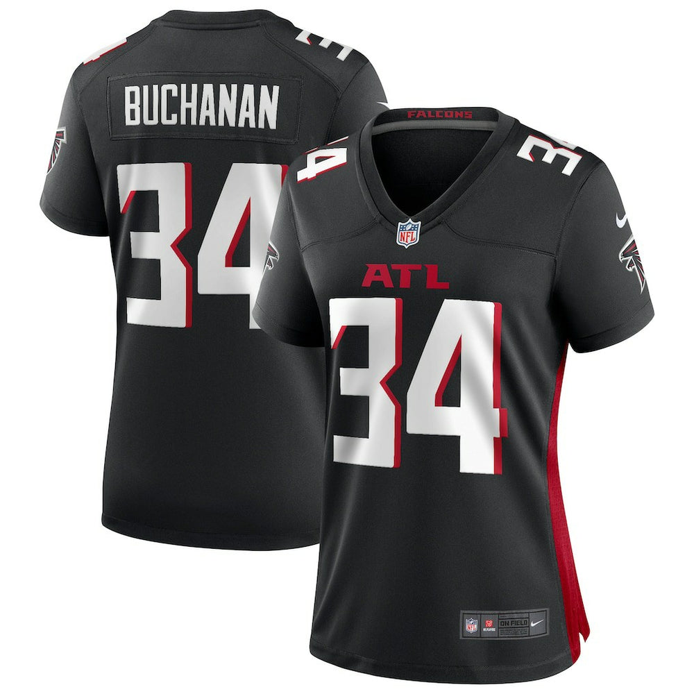 Ray Buchanan Atlanta Falcons Women's Game Retired Player Jersey - Black - Nike