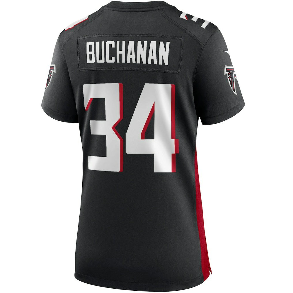 Ray Buchanan Atlanta Falcons Women's Game Retired Player Jersey - Black - Nike