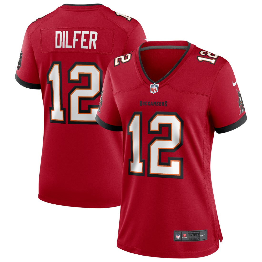 Trent Dilfer Tampa Bay Buccaneers Women's Game Retired Player Jersey - Red - Nike