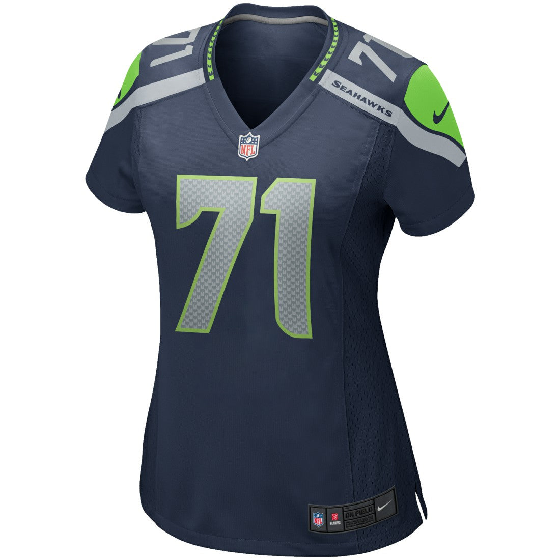 Walter Jones Seattle Seahawks Women's Game Retired Player Jersey - College Navy - Nike