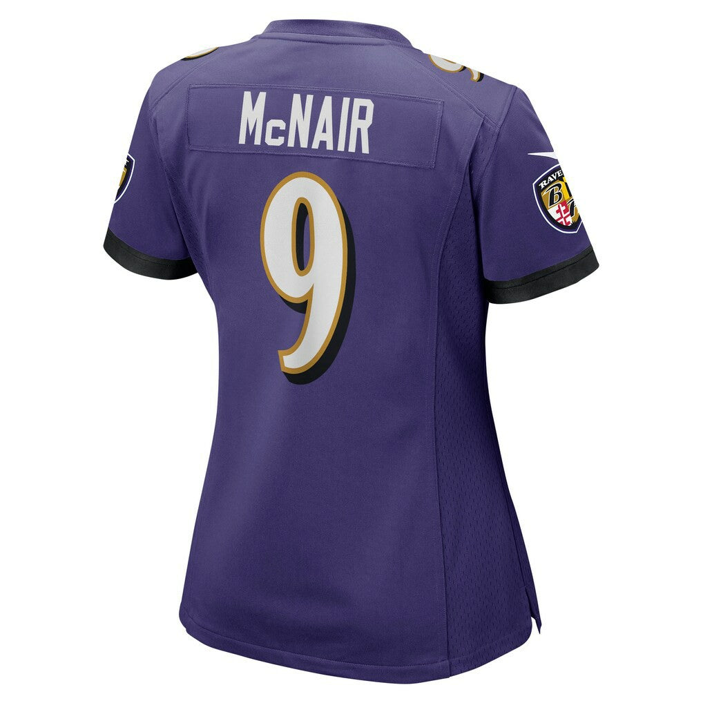 Steve McNair Baltimore Ravens Women's Game Retired Player Jersey - Purple - Nike