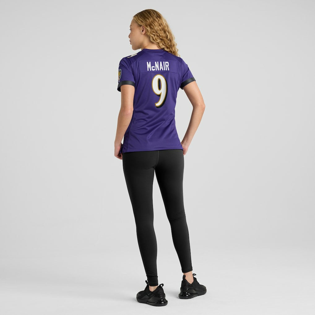 Steve McNair Baltimore Ravens Women's Game Retired Player Jersey - Purple - Nike