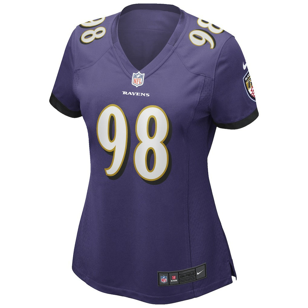 Tony Siragusa Baltimore Ravens Women's Game Retired Player Jersey - Purple - Nike