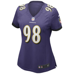Tony Siragusa Baltimore Ravens Women's Game Retired Player Jersey - Purple - Nike
