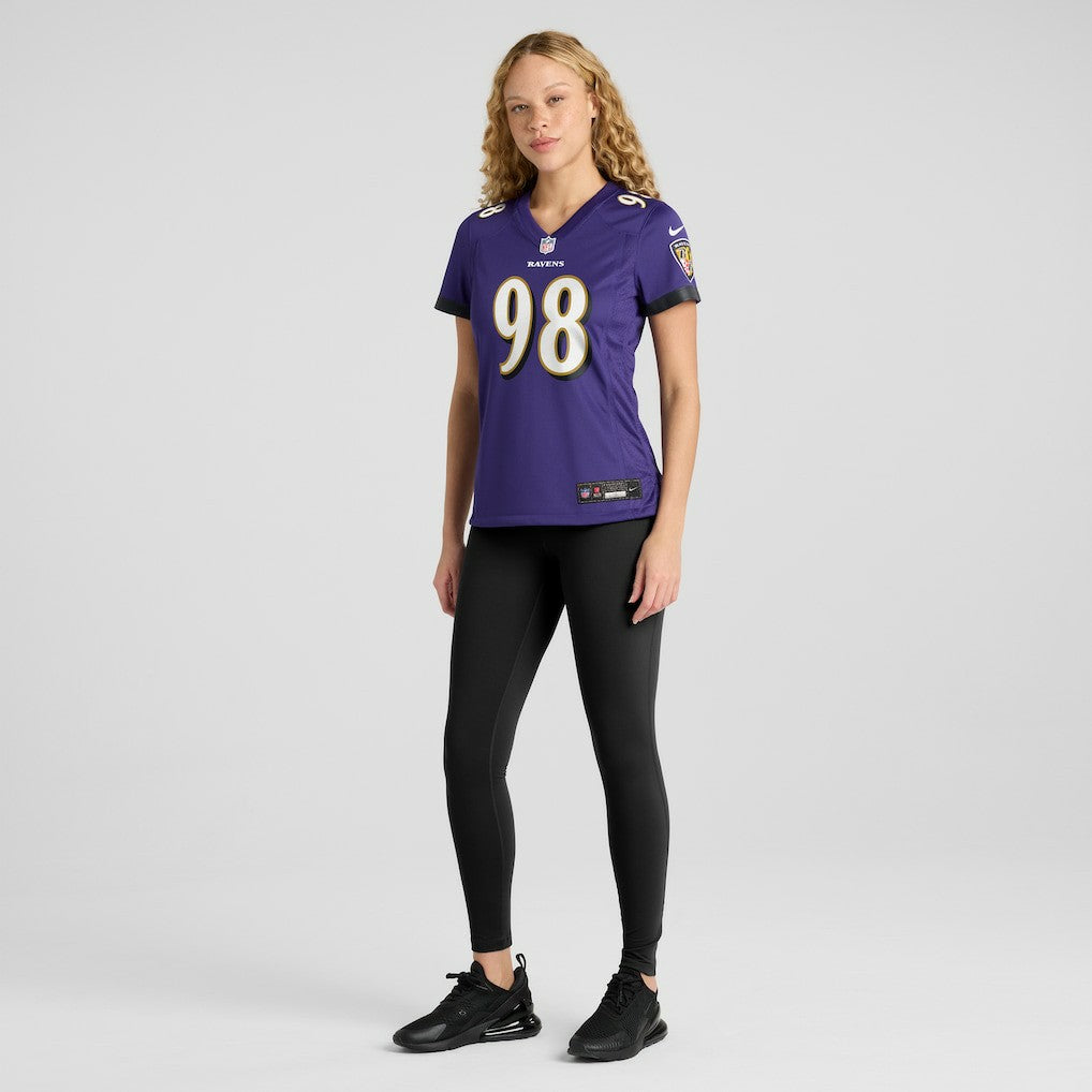 Tony Siragusa Baltimore Ravens Women's Game Retired Player Jersey - Purple - Nike
