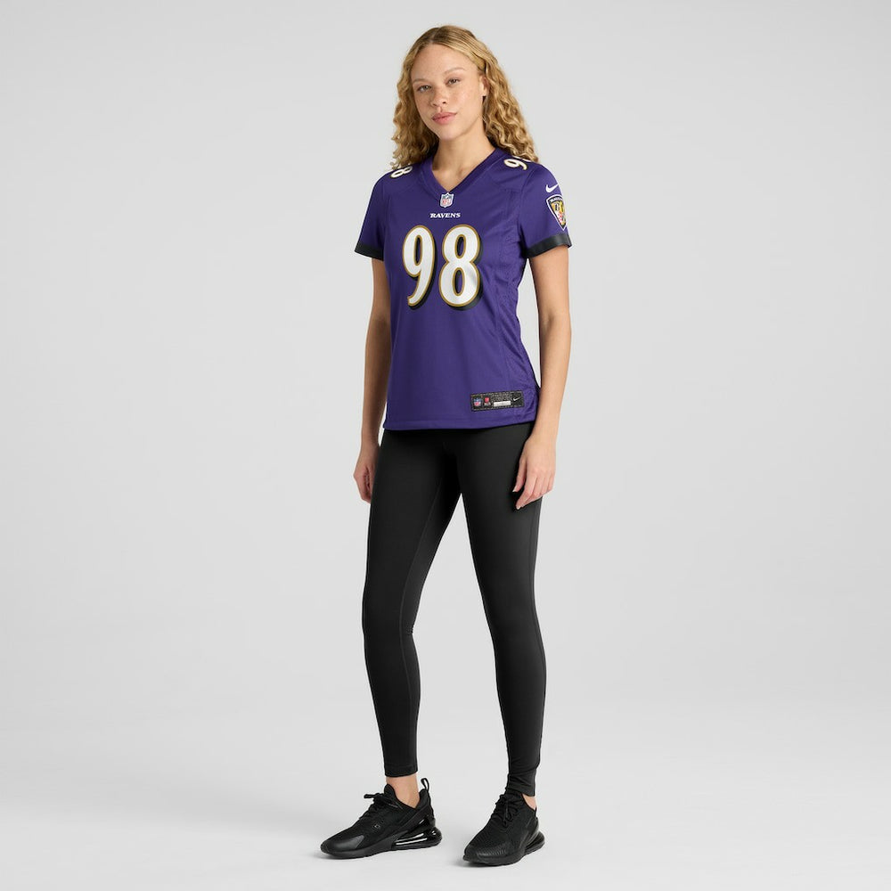 Tony Siragusa Baltimore Ravens Women's Game Retired Player Jersey - Purple - Nike