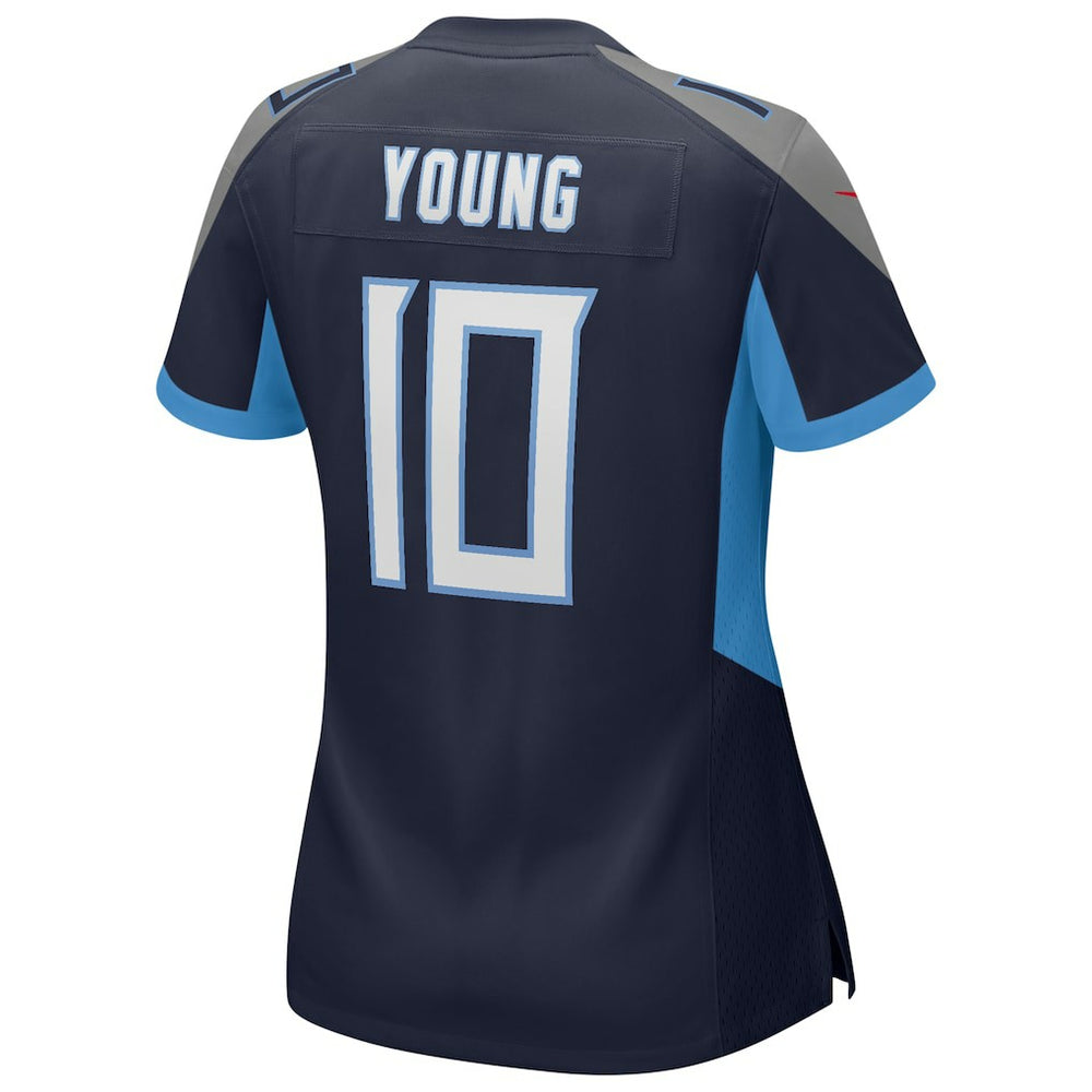 Vince Young Tennessee Titans Women's Game Retired Player Jersey - Navy - Nike