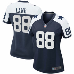 CeeDee Lamb Dallas Cowboys Women's Alternate Game Team Jersey - Navy - Nike