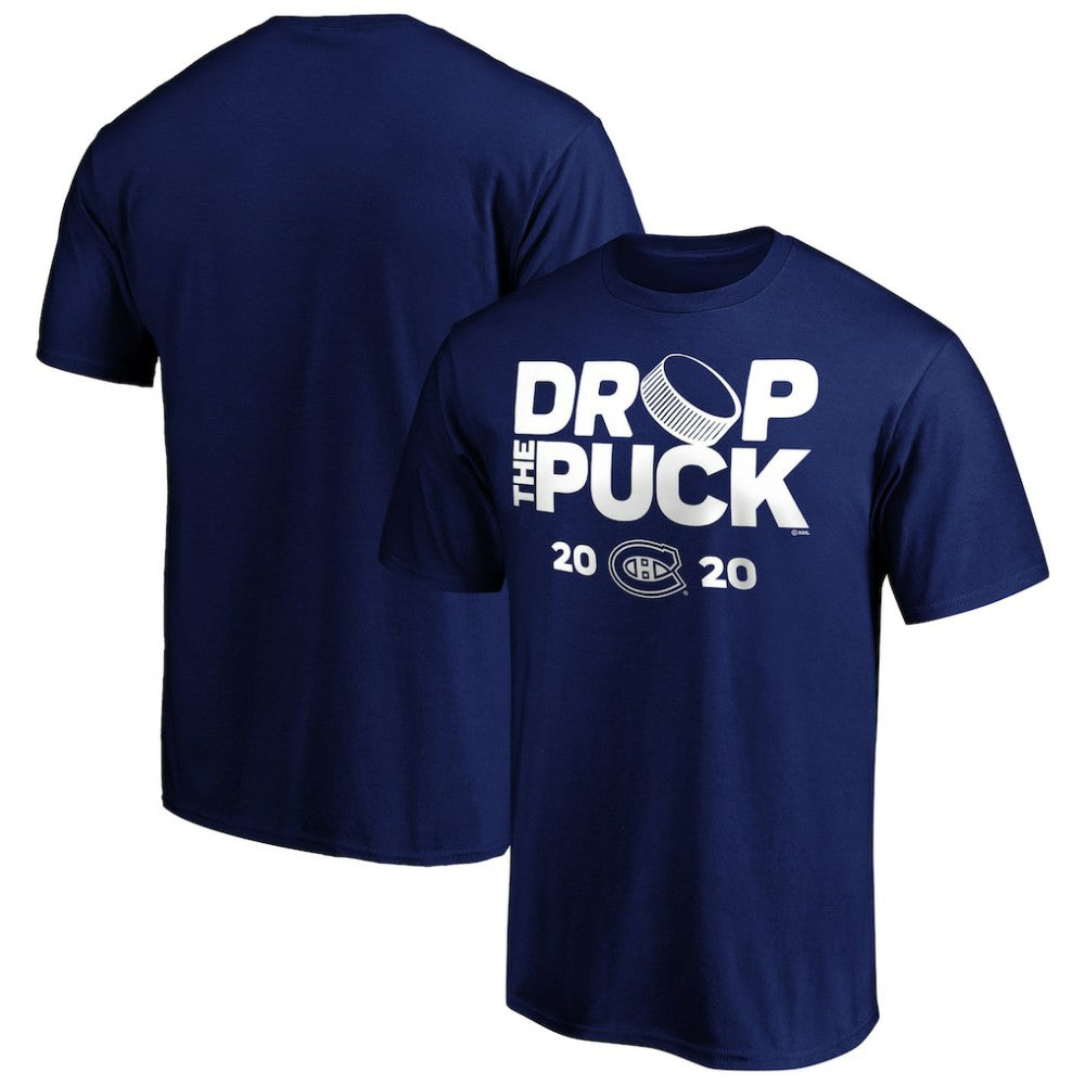 Montreal Canadiens Drop the Puck T-Shirt - Royal | NHL near me