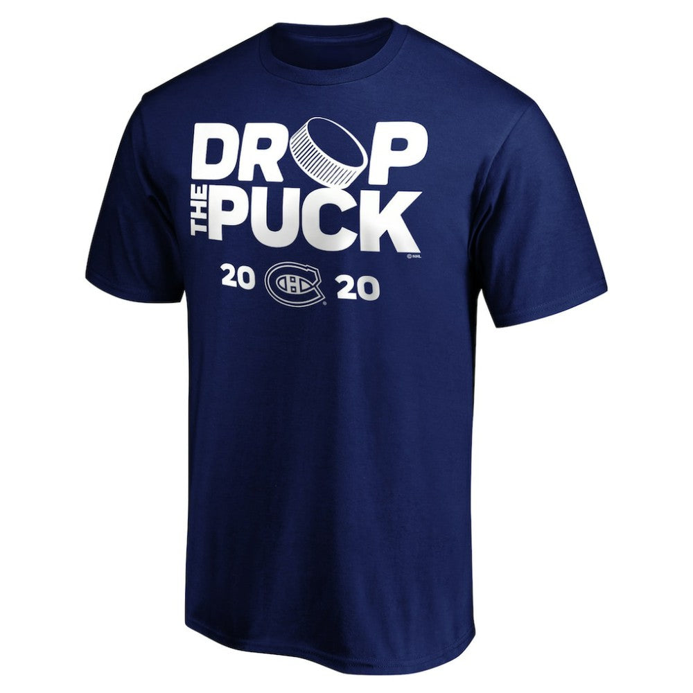 Montreal Canadiens Drop the Puck T-Shirt - Royal | NHL near me