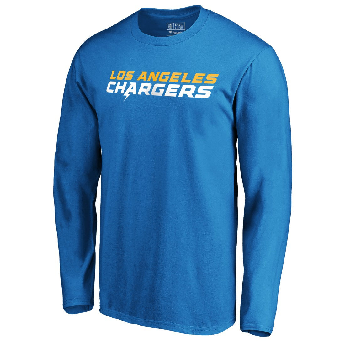 Los Angeles Chargers #1 Dad Long Sleeve Team Logo T-Shirt - Light Blue - NFL