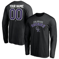 Colorado Rockies Personalized Winning Streak Name & Number Long Sleeve T-Shirt for sale