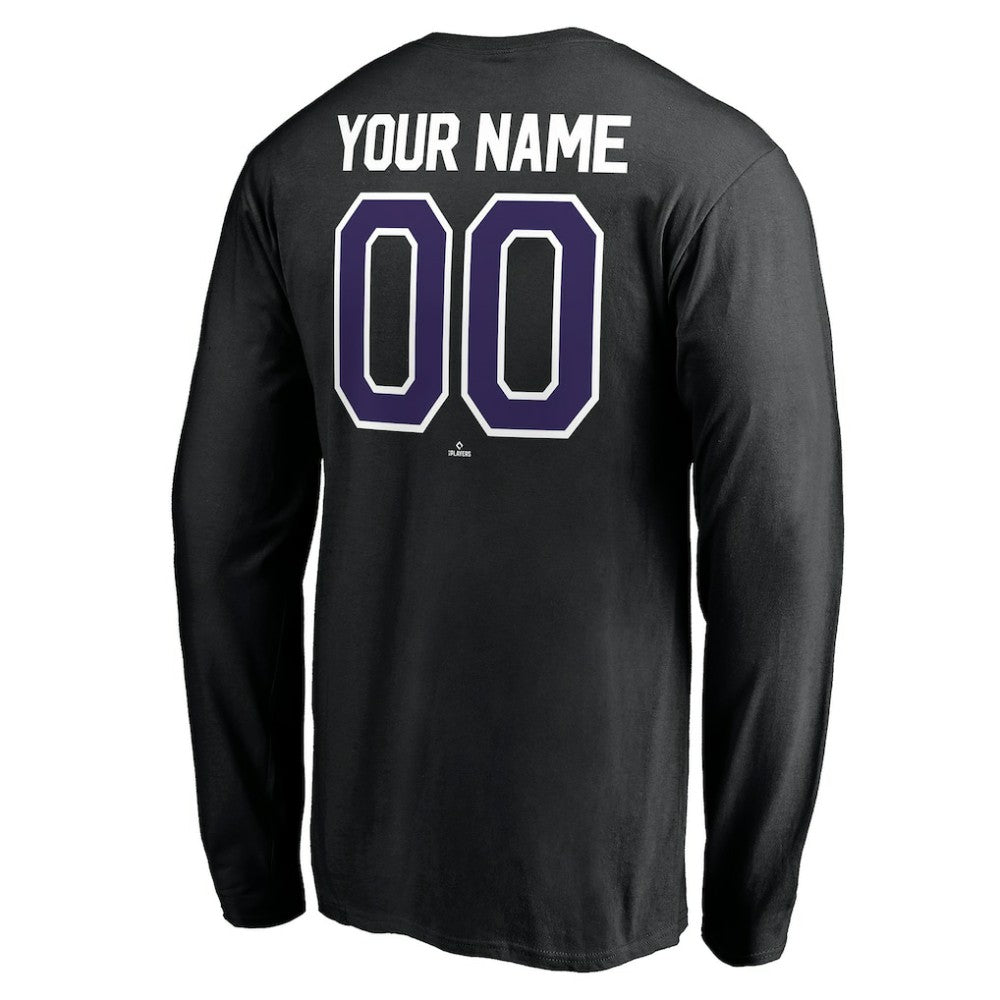 Colorado Rockies Personalized Winning Streak Name & Number Long Sleeve T-Shirt for sale