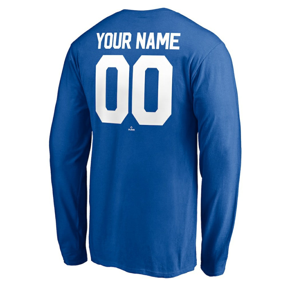 Los Angeles Dodgers Personalized Winning Streak Name & Number Long Sleeve T-Shirt for sale
