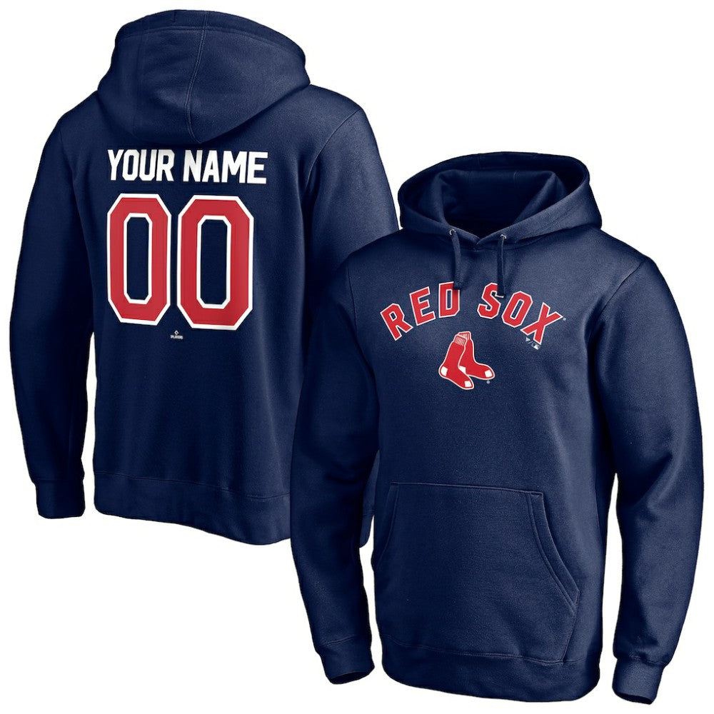 Boston Red Sox Personalized Winning Streak Name & Number Pullover Hoodie for sale