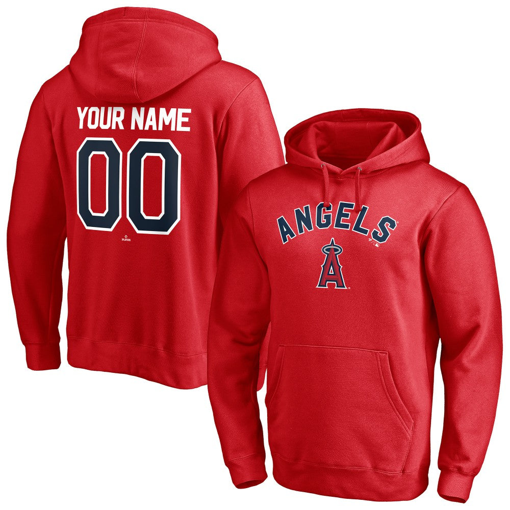 Los Angeles Angels Personalized Winning Streak Name & Number Pullover Hoodie Near Me