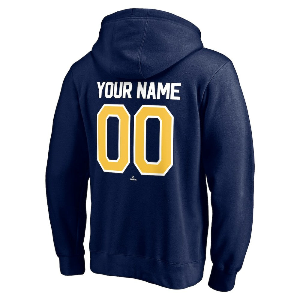Milwaukee Brewers Personalized Winning Streak Name & Number Pullover Hoodie for sale