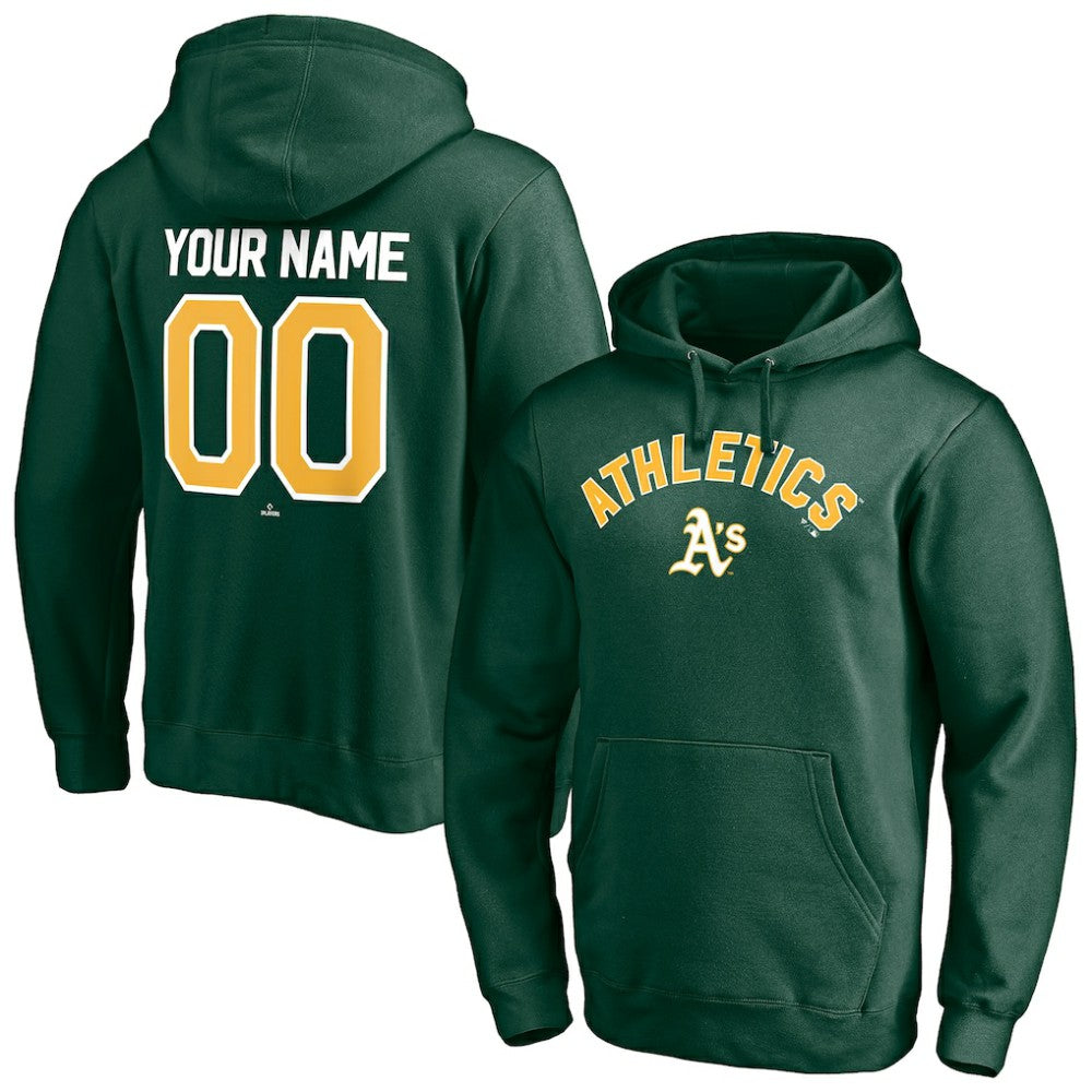 Athletics Personalized Winning Streak Name & Number Pullover Hoodie Near Me