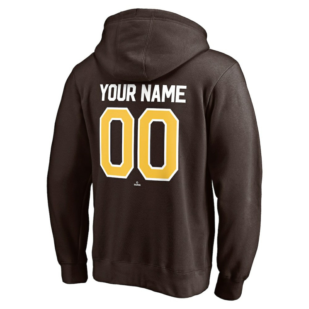 San Diego Padres Personalized Winning Streak Name & Number Pullover Hoodie Discount