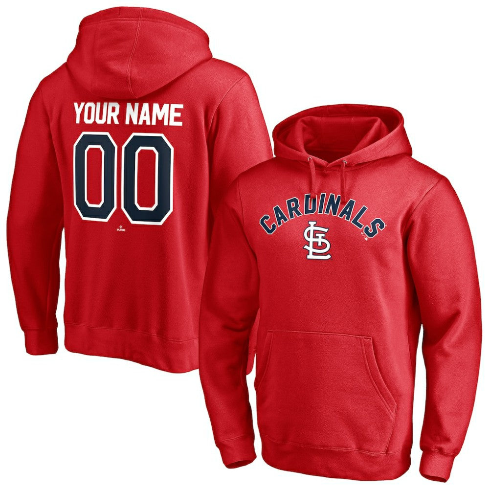 St. Louis Cardinals Personalized Winning Streak Name & Number Pullover Hoodie Discount