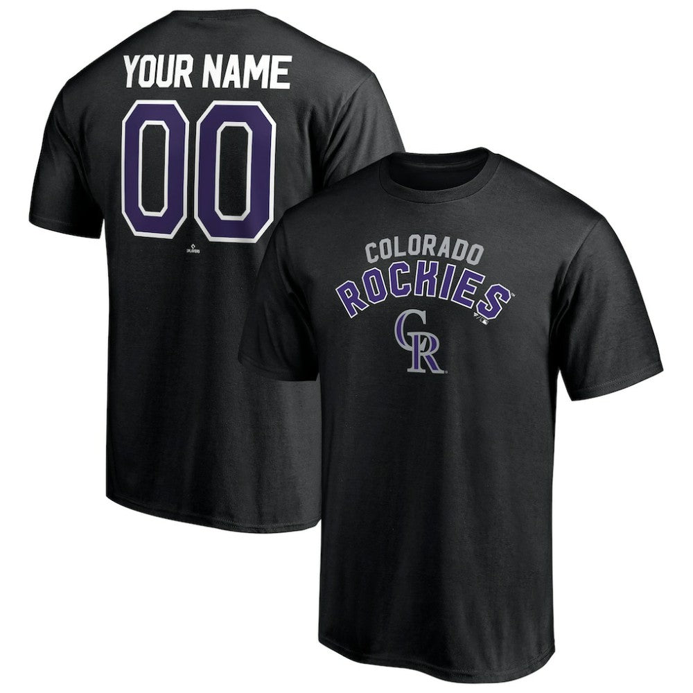 Colorado Rockies Personalized Team Winning Streak Name & Number T-Shirt Outlet