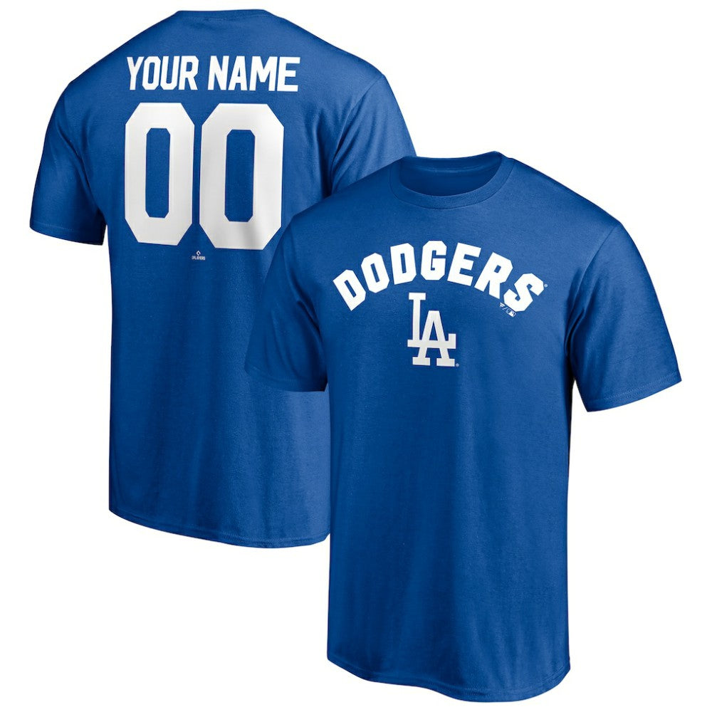 Los Angeles Dodgers Personalized Team Winning Streak Name & Number T-Shirt Discount