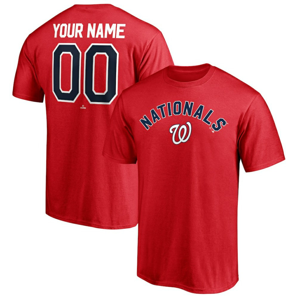 Washington Nationals Personalized Team Winning Streak Name & Number T-Shirt for sale