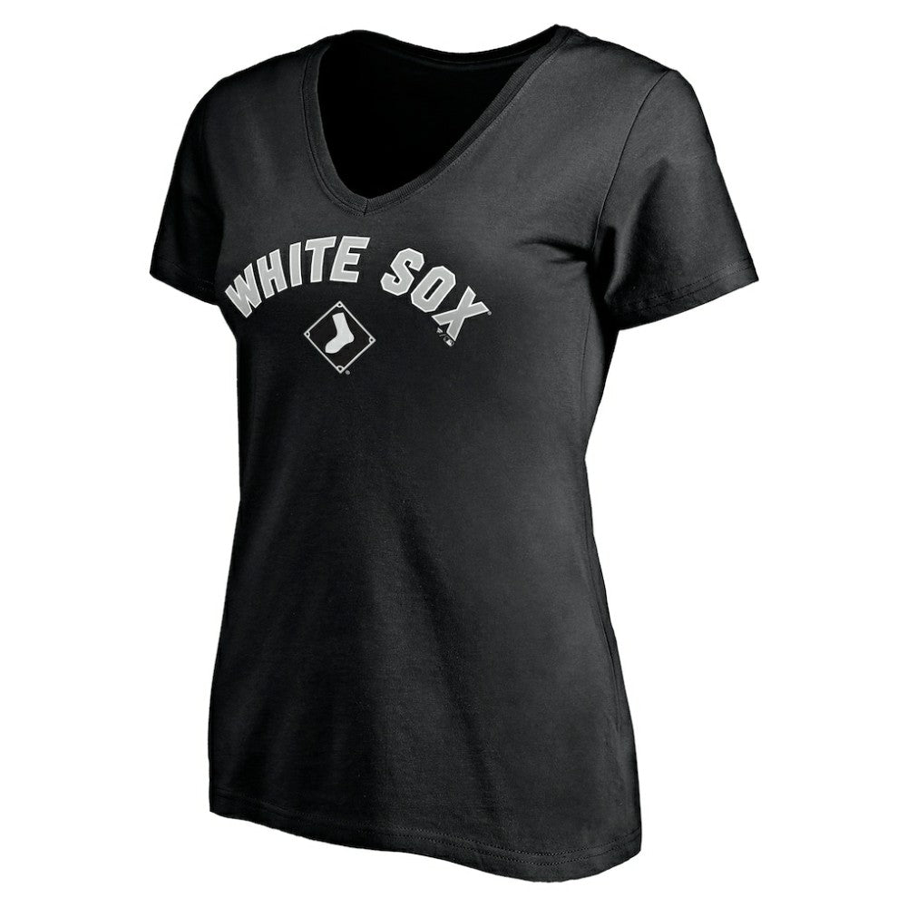 Chicago White Sox Women's Personalized Winning Streak Name & Number V-Neck T-Shirt Discount